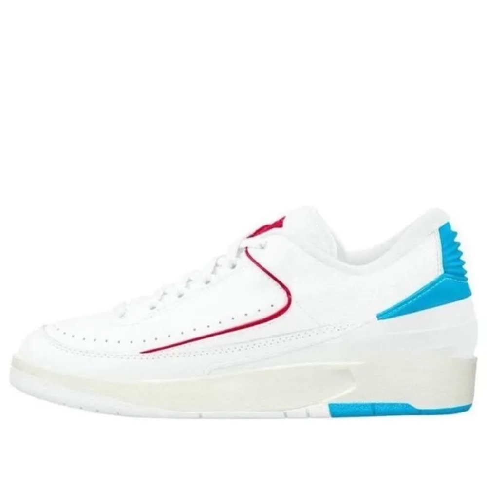 NEW Nike WMNS Air Jordan 2 Retro Low UNC to Chicago White Blue DX4401-164 SIZE 8 - Picture 4 of 7